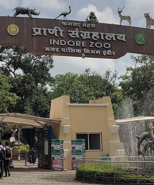 Indore zoo front view